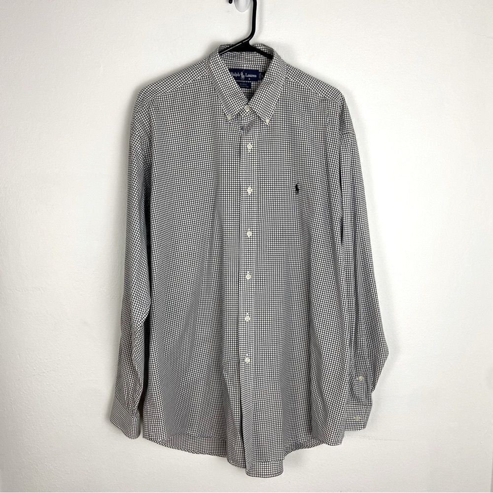 Ralph Lauren Men’s Large Blake Shirt
Black‎ White Checkered Long Sleeve Preppy - Picture 5 of 11